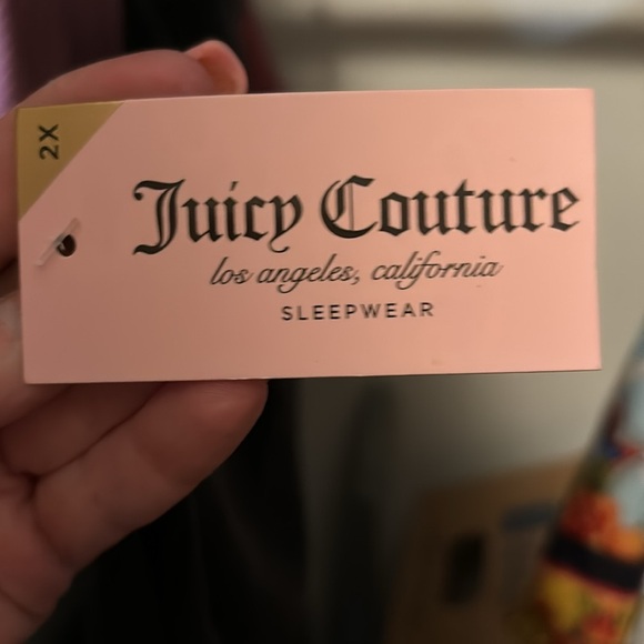 NEW w/ tags JUICY COUTURE  Adorable incredibly soft velour lounge/sleepwear - Picture 6 of 7